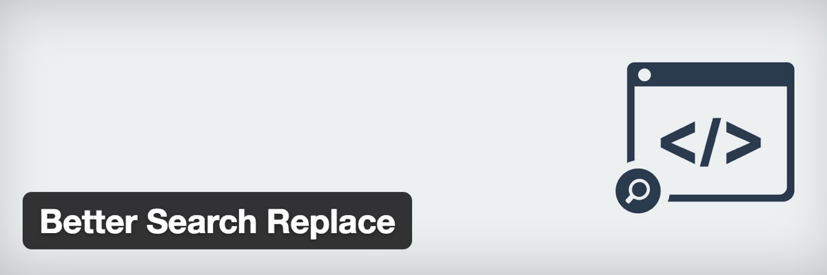 Plugin · Better Search Replace